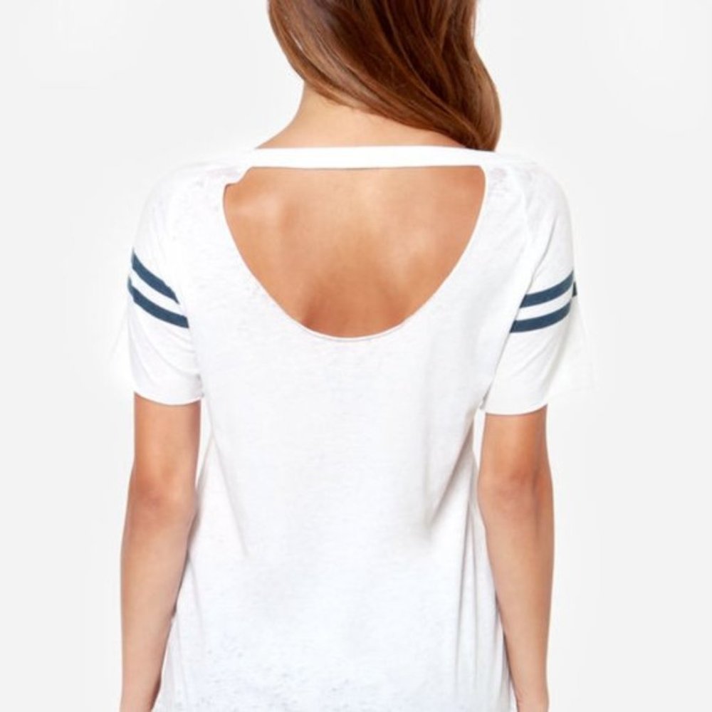 NEW Chaser England 9 Burnout Raglan Destroyed / Distressed T Shirt - Picture 3 of 3